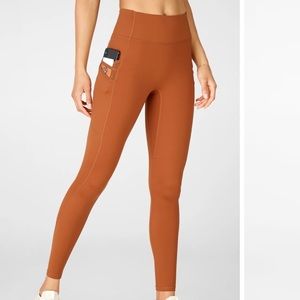 Fabletics Trinity Motion 365 Burnt Orange Leggings